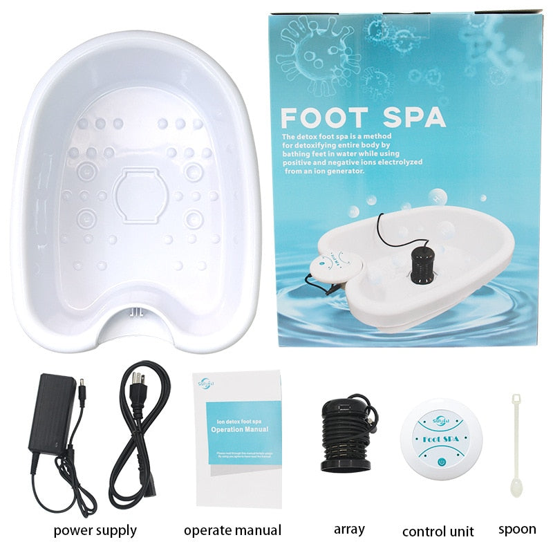 Detox Foot Spa Bath Machine – Cell Ion Cleanse Device