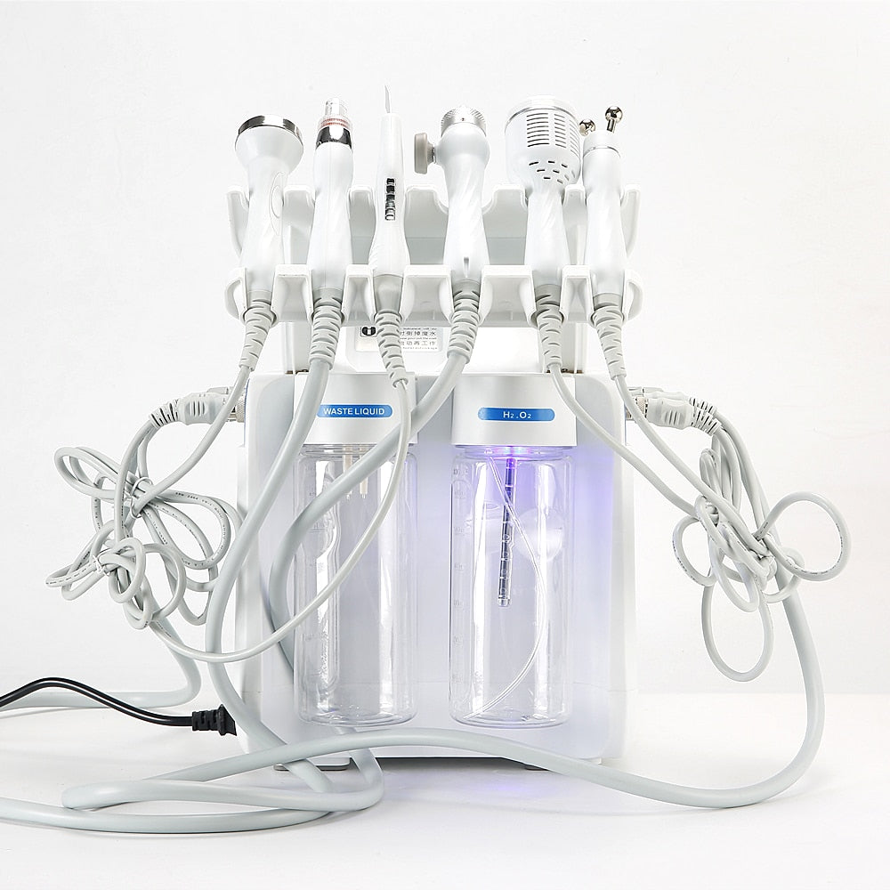 6-in-1 Hydro Dermabrasion & RF Bio-Lifting Facial Spa Machine | Golden Beauty