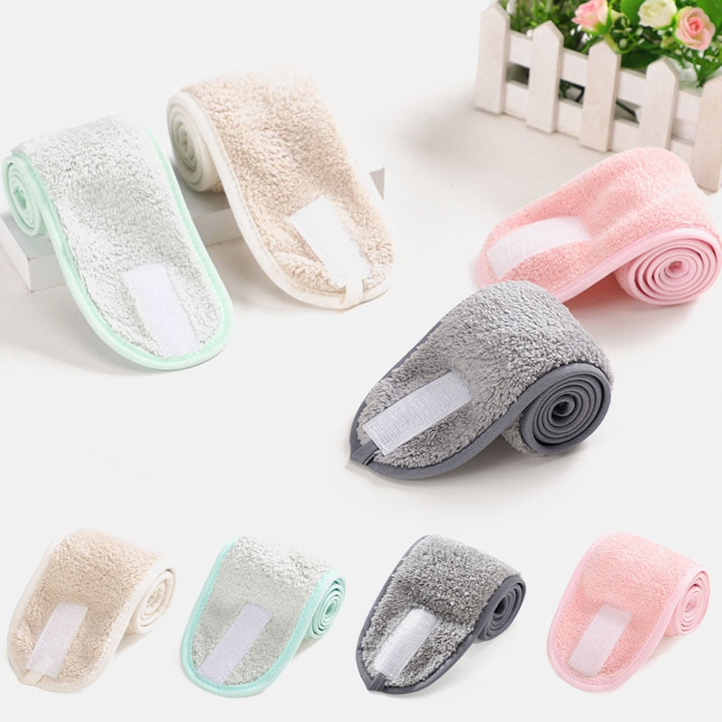 Adjustable Spa Headband Facial Wrap