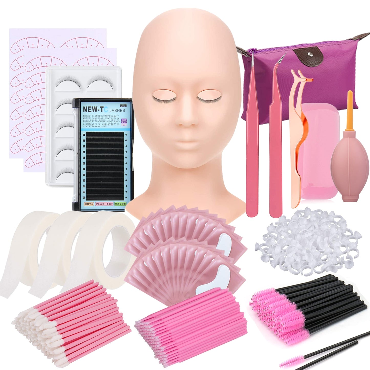 Beginner Eyelash Extension Kit | Complete Lash Supplies & Tools Set