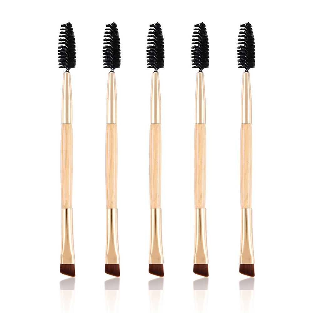 5Pcs Professional Flat Eyebrow Angled Brush