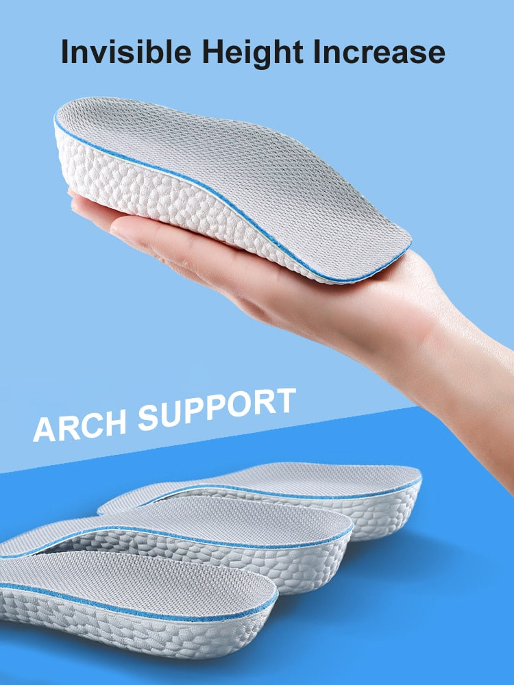 Arch Support Increase Height Insoles Elastic Lift