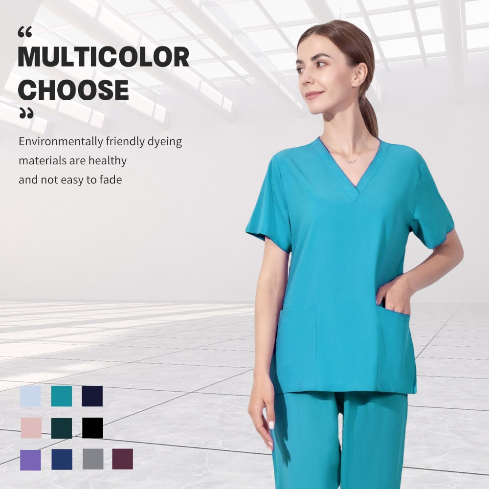 Unisex Medical Scrubs Uniform