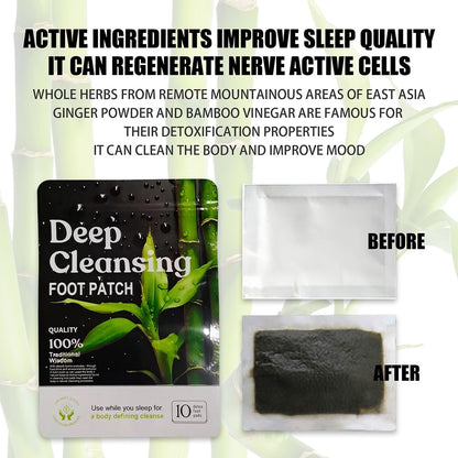 10pcs Herbal Detox Foot Patches Pads