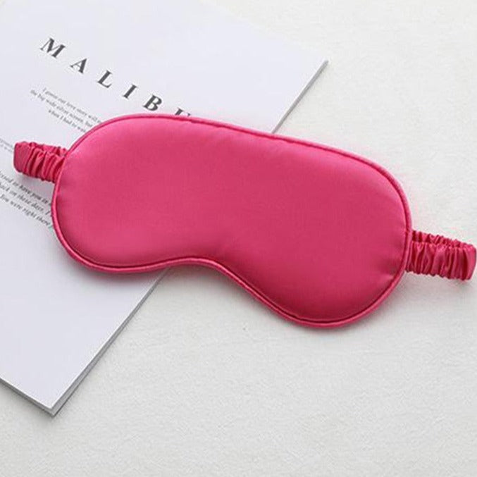 1Pc New Silk Sleeping Eye Mask Cover Blindfold