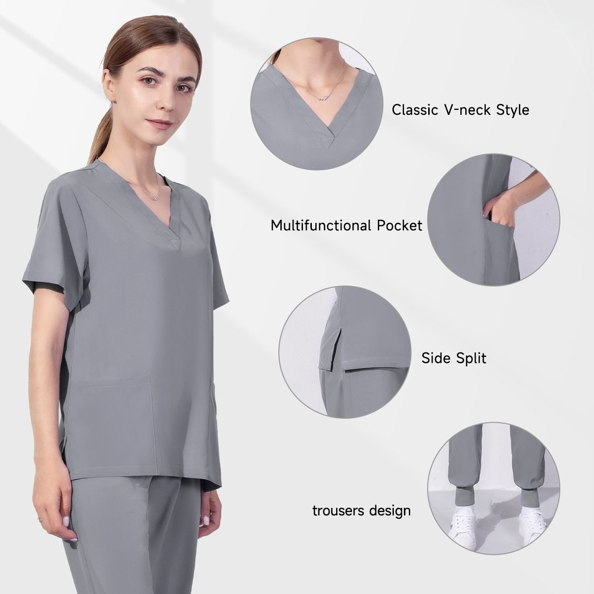 Unisex Medical Scrubs Uniform