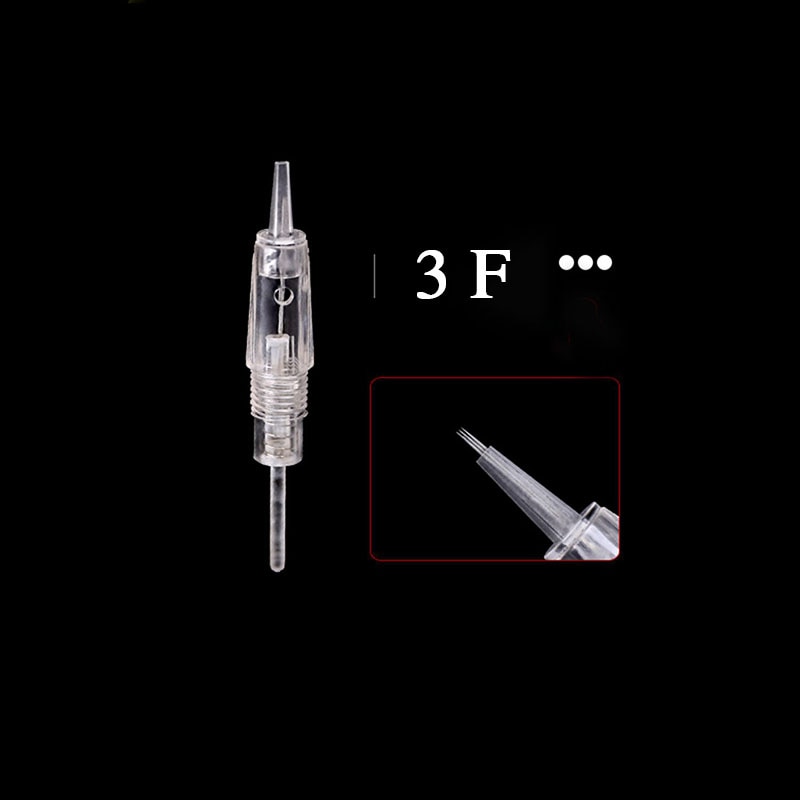 10pcs Tattoo Needle Disposable Screw Cartridges Needle For Microblading Permanent Tattoo Machine