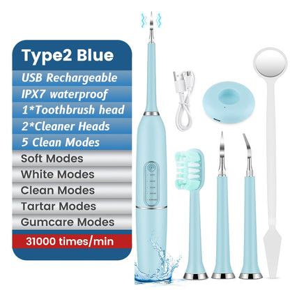 Electrical Dental Teeth Whitening Cleaner Kit