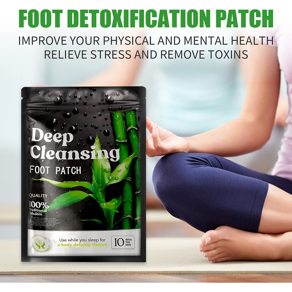 10pcs Herbal Detox Foot Patches Pads