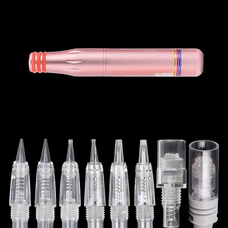 10-Piece Disposable Screw Cartridge Tattoo Needles – 1RL / 2RL / 3RL / 3F / 5RL / 5F (Sterile)