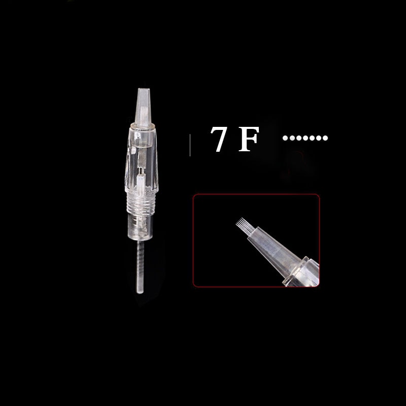 10pcs Tattoo Needle Disposable Screw Cartridges Needle For Microblading Permanent Tattoo Machine