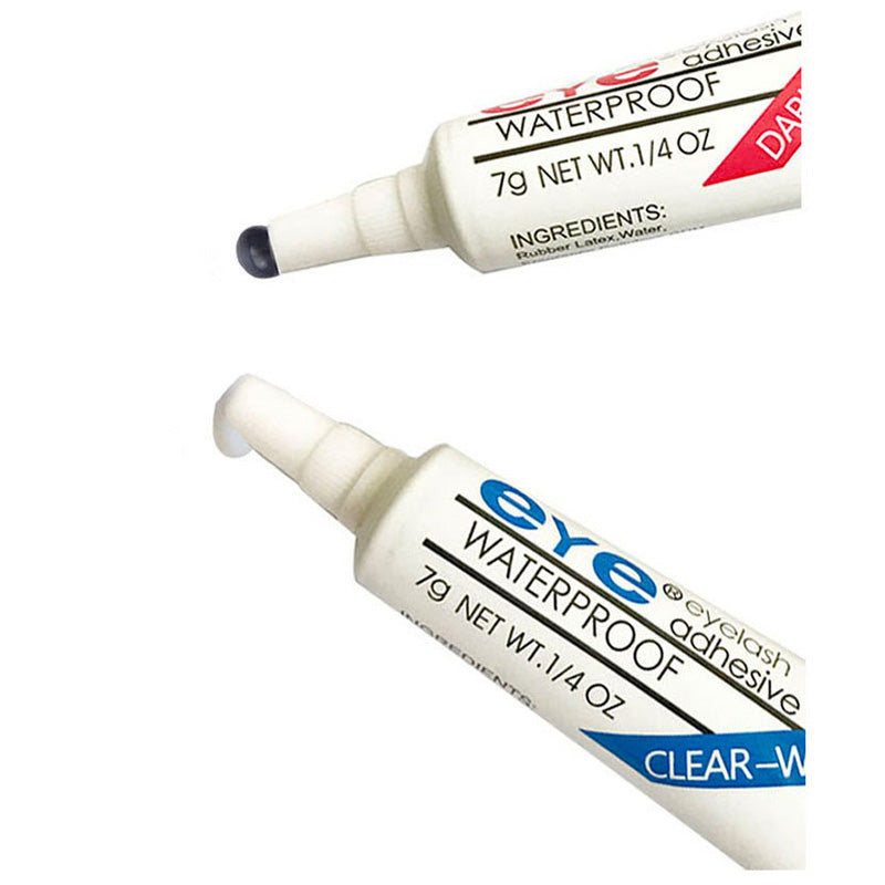 7 ml Clear & Black Lash Extension Glue | Fast-Dry Adhesive for Mink & Strip Lashes