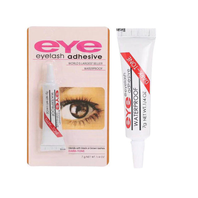 7 ml Clear & Black Lash Extension Glue | Fast-Dry Adhesive for Mink & Strip Lashes