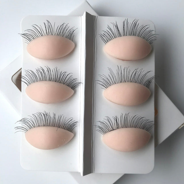 Training Lash Mannequin Head with Eyelid Kit | Reusable Practice Head for Lash Artists