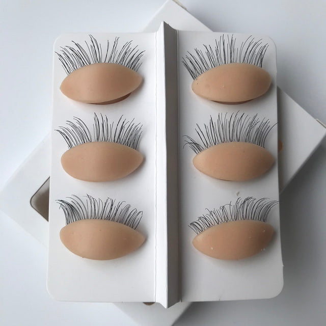 Training Lash Mannequin Head with Eyelid Kit | Reusable Practice Head for Lash Artists