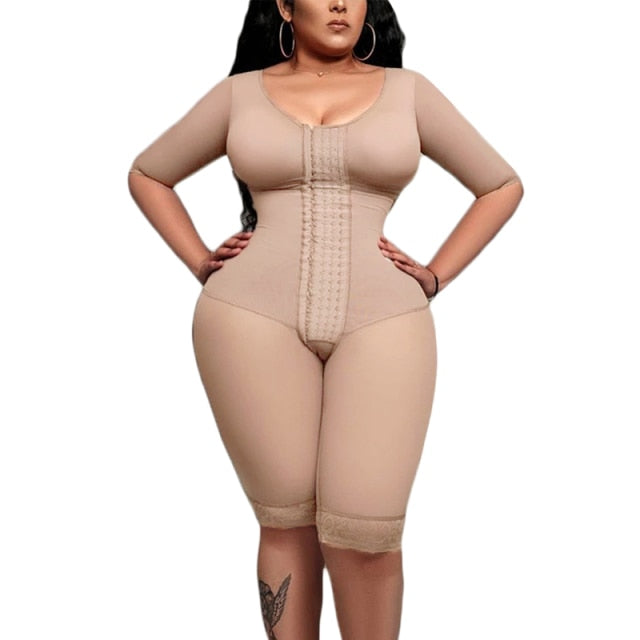 Colombian Full Body Faja with Arm Compression Support