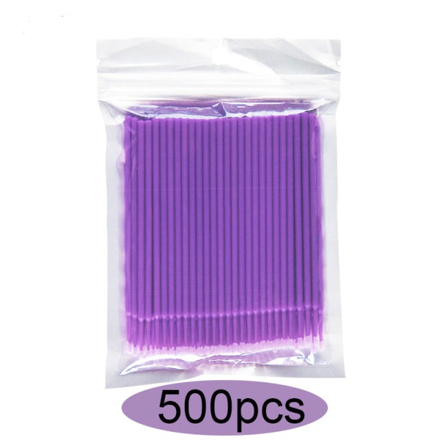 Bulk Eyelash & Eyebrow Spoolie Brushes | 50 / 100 / 300 / 500 Disposable Lash & Brow Wands