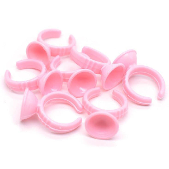 100pcs Disposable Ring Holder Cups